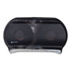 San Jamar San Jamar&reg; Twin Jumbo Bath Tissue Dispenser SJMR4000TBK