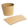 VEGWARE Kraft Hot Cup Sleeves, Fits Vegware 89-Series Hot Cups, Kraft, 1,000/Carton VEGQ2