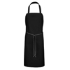 Chef Designs Poly-Cotton Standard Bib Apron VFI1430BK-30-33