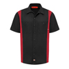 Dickies Men's Industrial Color Block Short-Sleeve Shirt VFI24BKER-RG-L