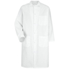 Red Kap Gripper-Front Butcher Frock VFI4004WH-RG-L
