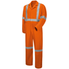 Red Kap Hi-Visibility Button-Front Coverall With CSA Compliant Reflective Trim VFICC5SOR-LN-48