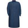 Red Kap Gripper-Front Spun Polyester Pocketless Butcher Coat with Knit Cuffs VFIKS60NV-RG-L