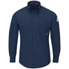 IQ Series Men's Navy Midweight Comfort Woven Shirt