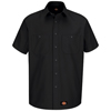 Dickies Men's Canvas Short-Sleeve Work Shirt VFIWS20BK-SS-L