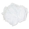 Hospeco New Bleached White T-Shirt Rags HOS45525BP
